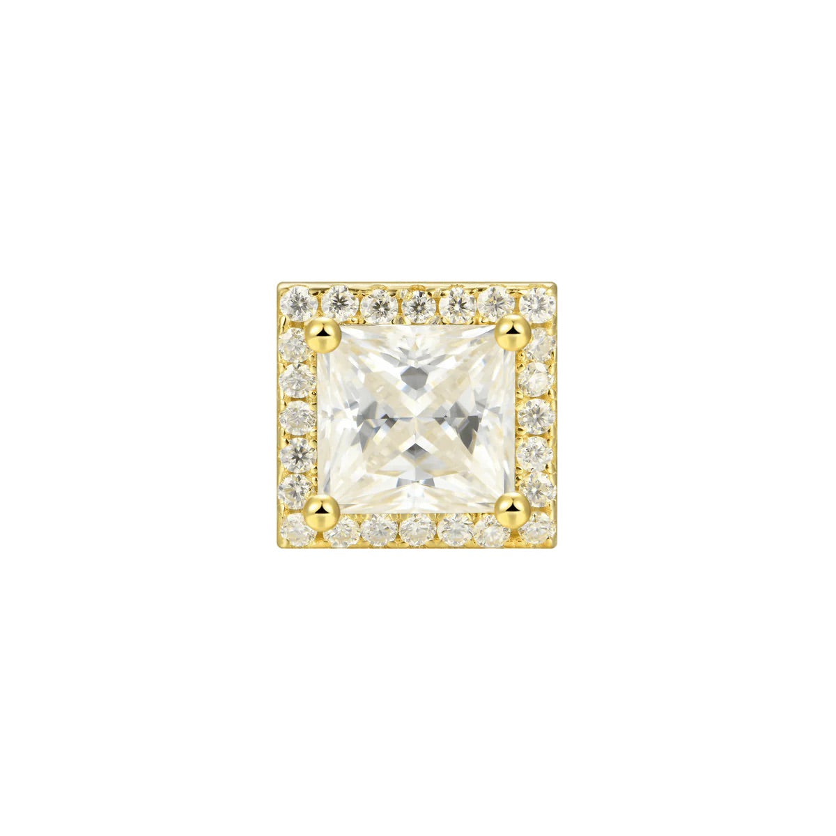 Princess Cut Stud earrings