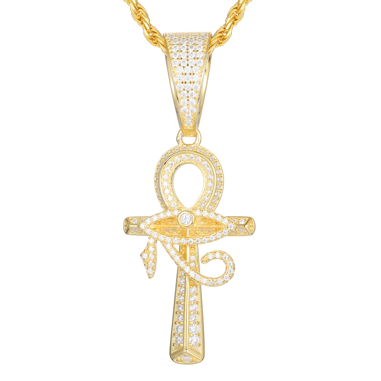 Eye of Horus Ankh pendant