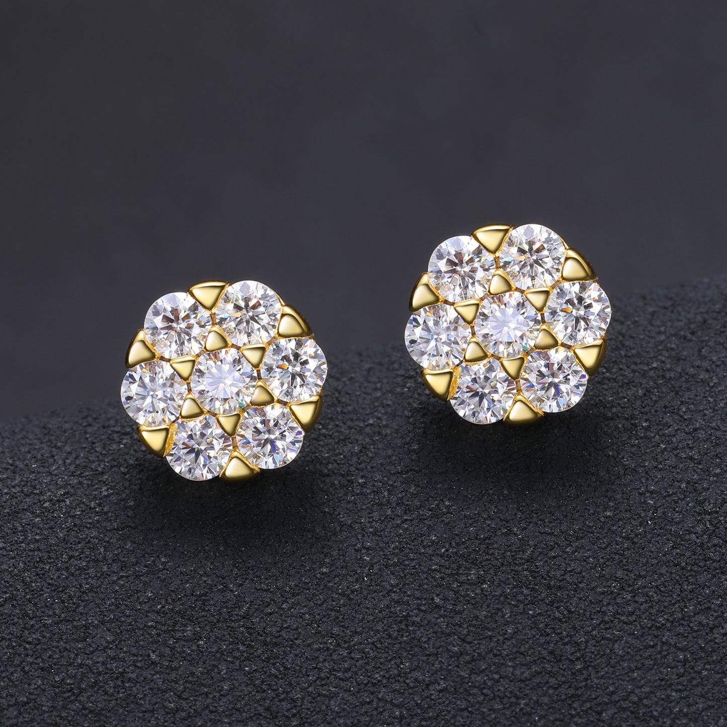 Flower set Earrings 6mm