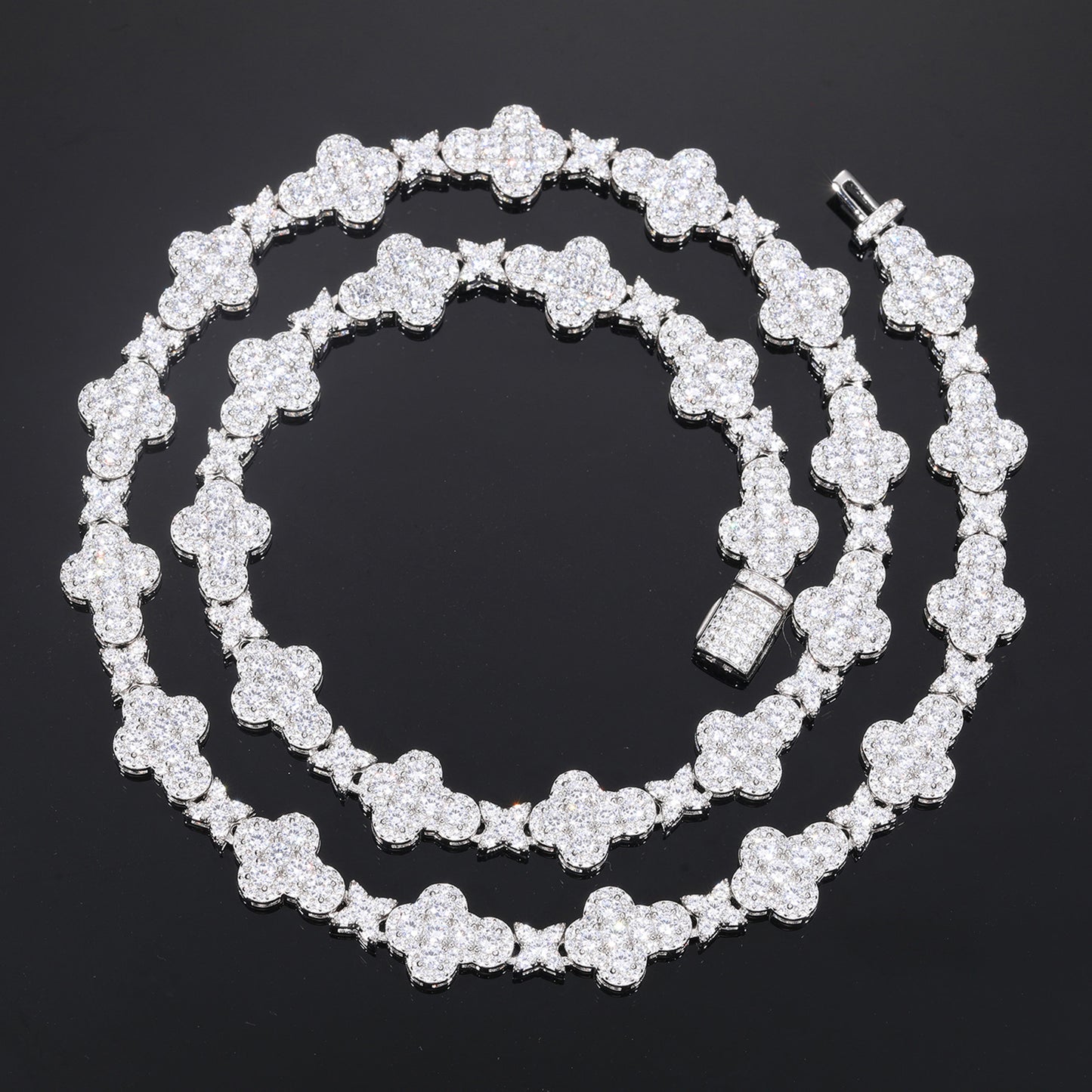 Cross style Tennis Chain/Bracelet 10mm