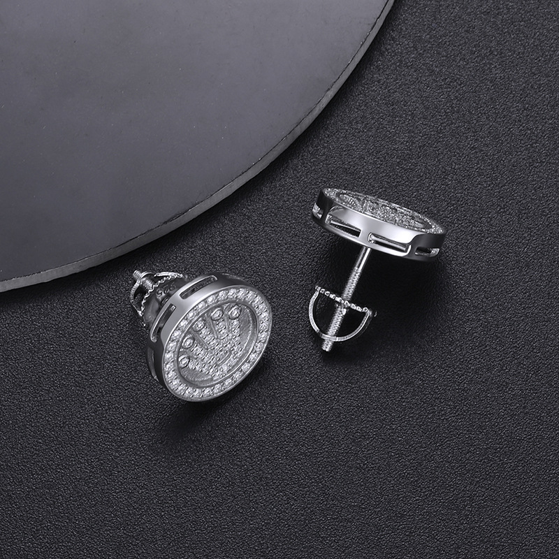 Queen and King Crown Earrings