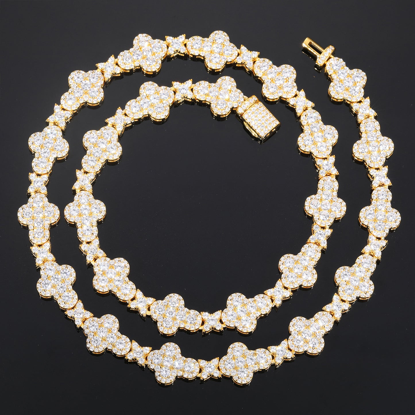 Cross style Tennis Chain/Bracelet 10mm