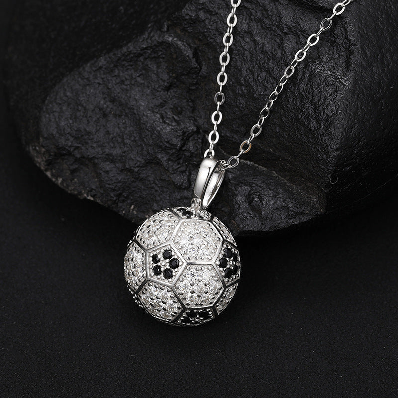 Soccer ball pendant 10k solid gold