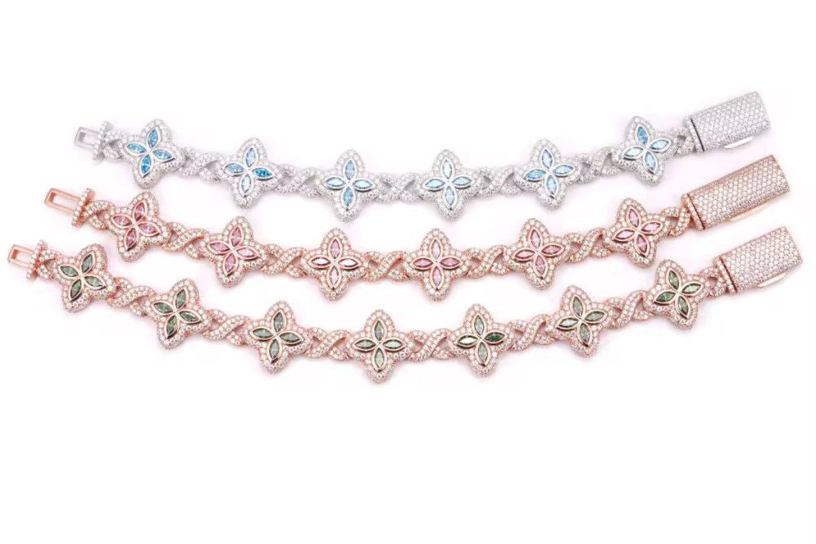 ( Custom Link ) Clover infinity link bracelet