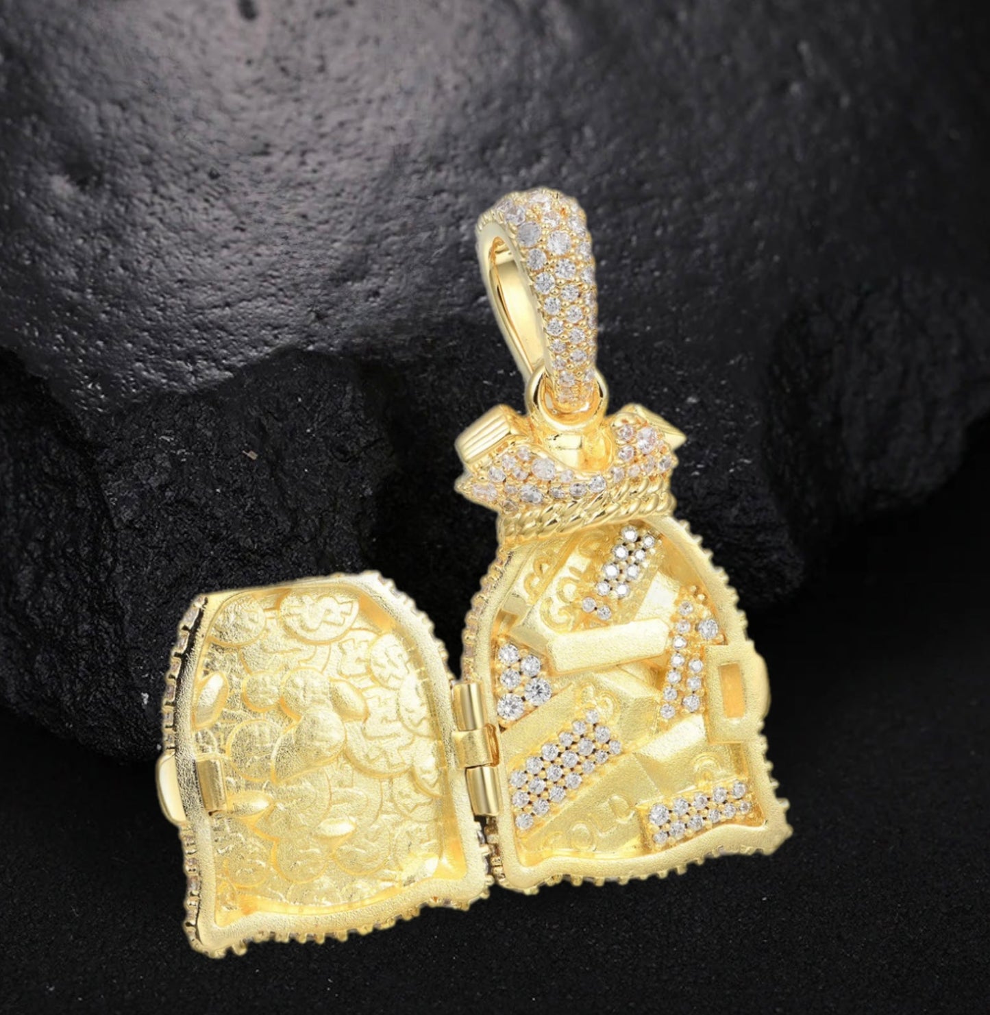 3D Money Bag Pendant