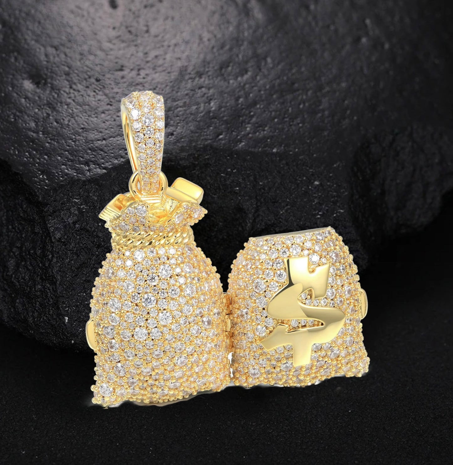 3D Money Bag Pendant