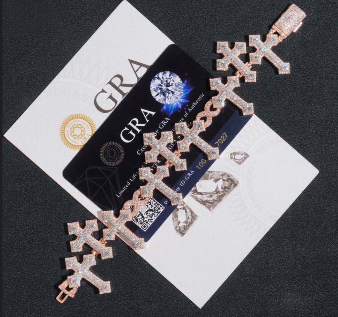 Infinity cross bracelet
