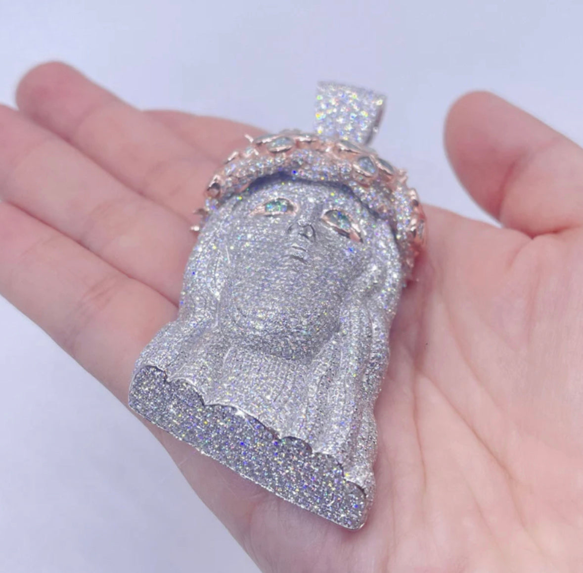 Jesus pendant 2 tone