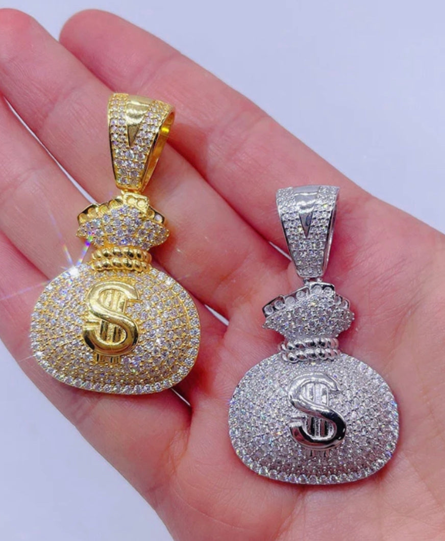 Money bag pendant