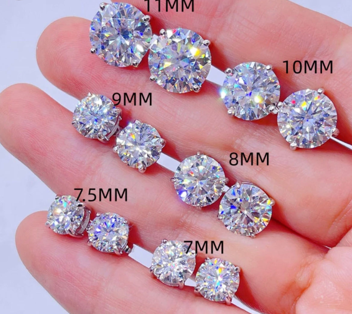 Solitaire Vvs1 earrings