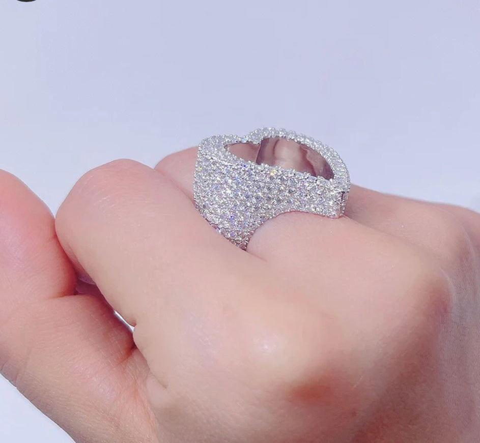 Open Heart Ring For Women