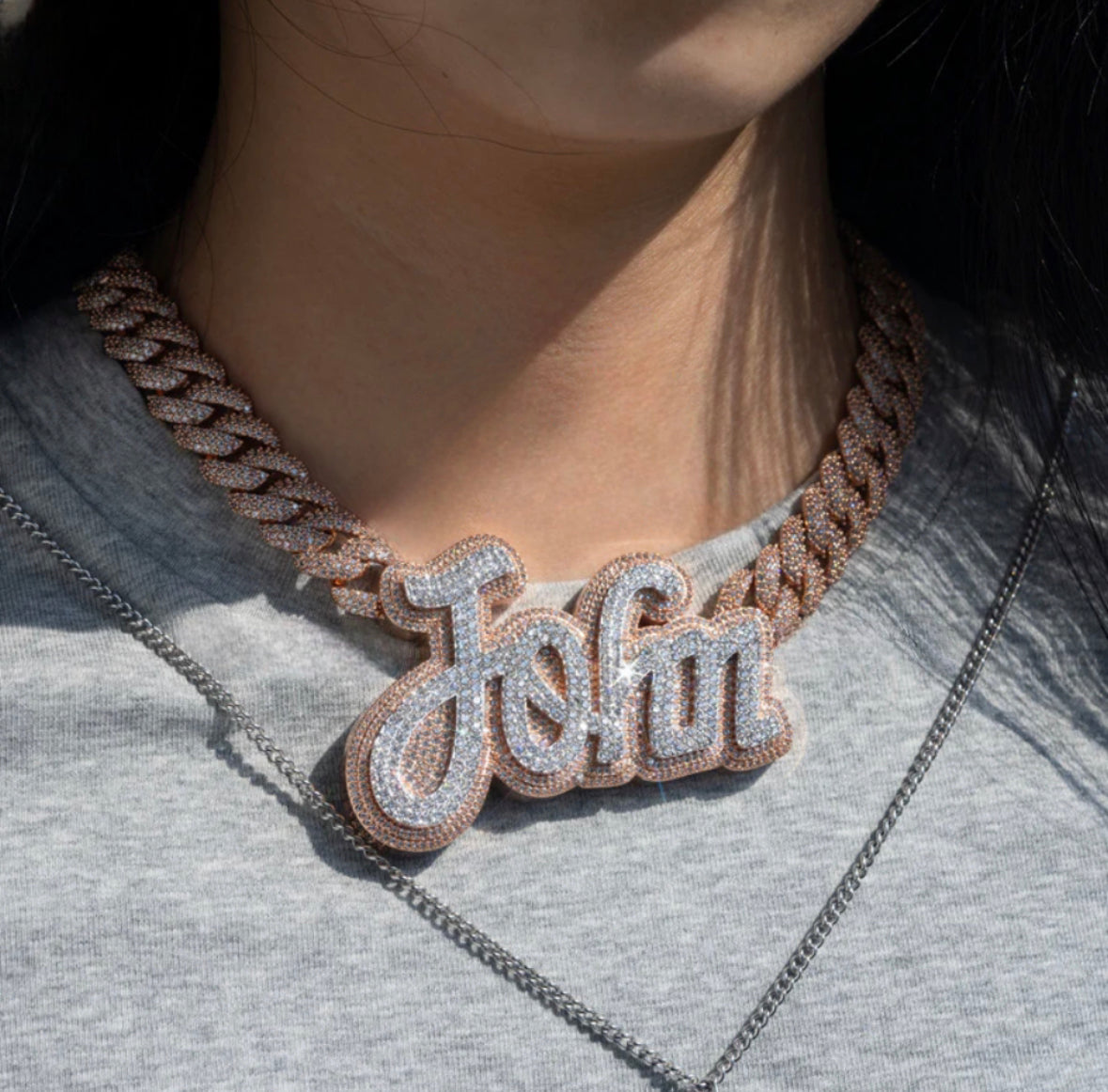 Custom Name Cuban link