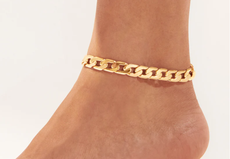 Cuban link anklet