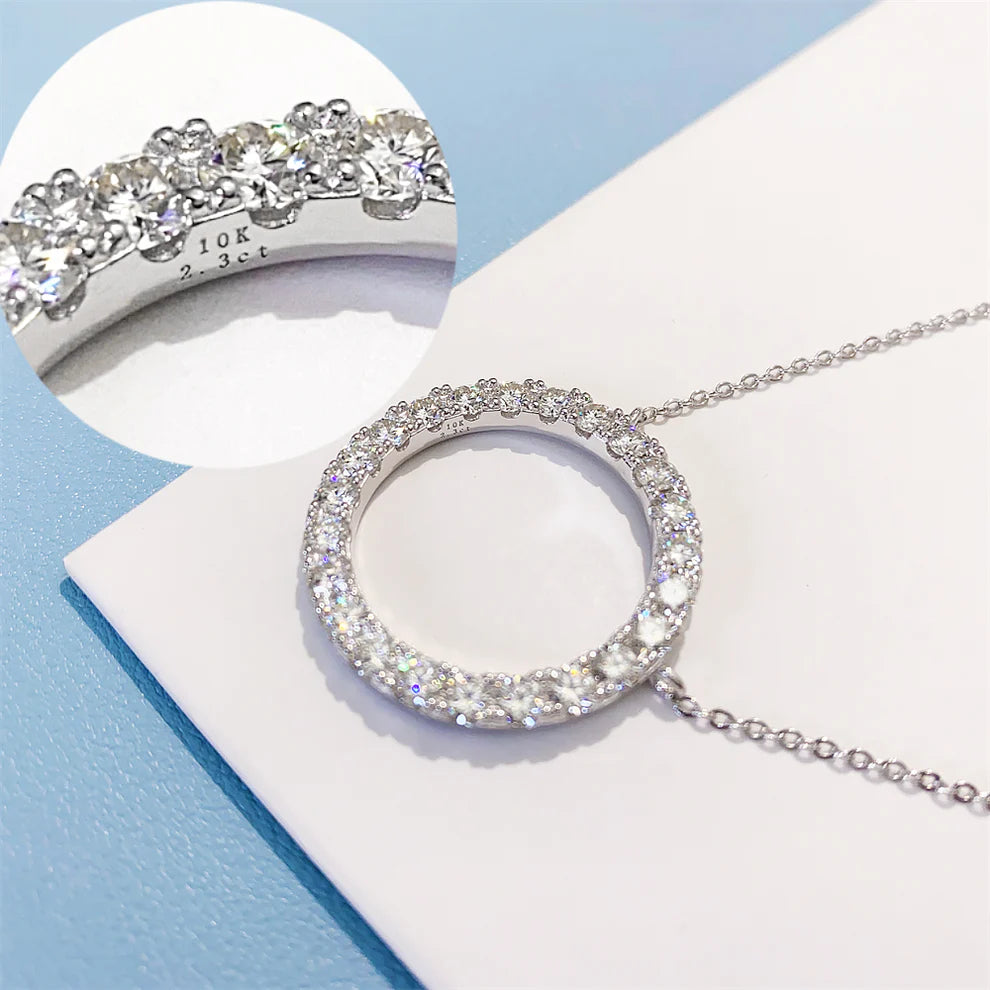 Single circle Necklace and Pendant
