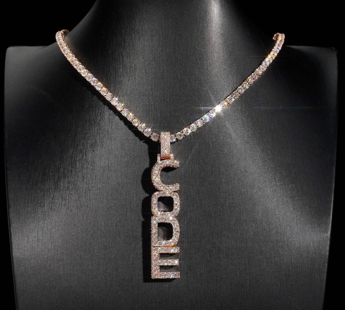 Vertical stack custom pendant