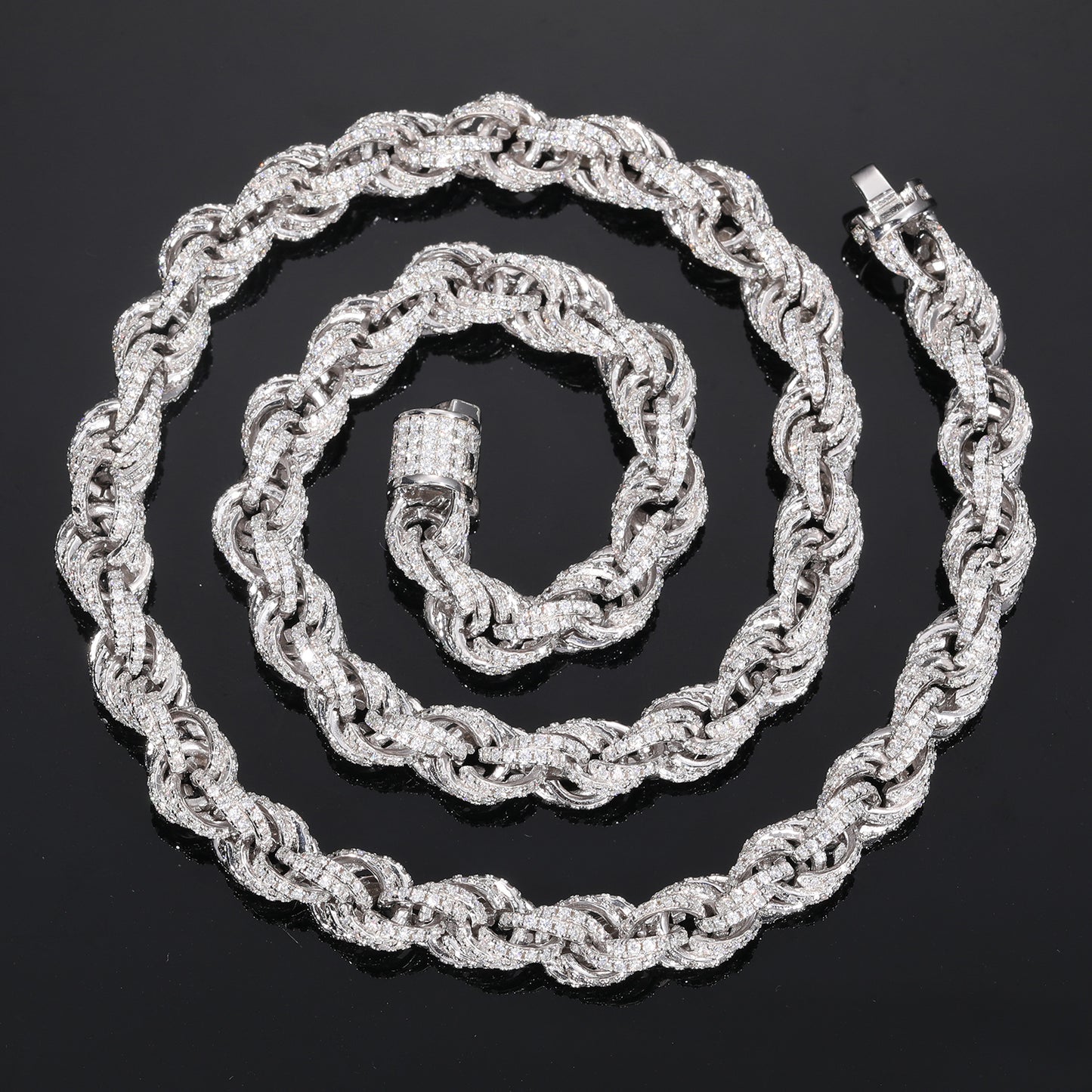 3D Flooded Rope chain 8mm