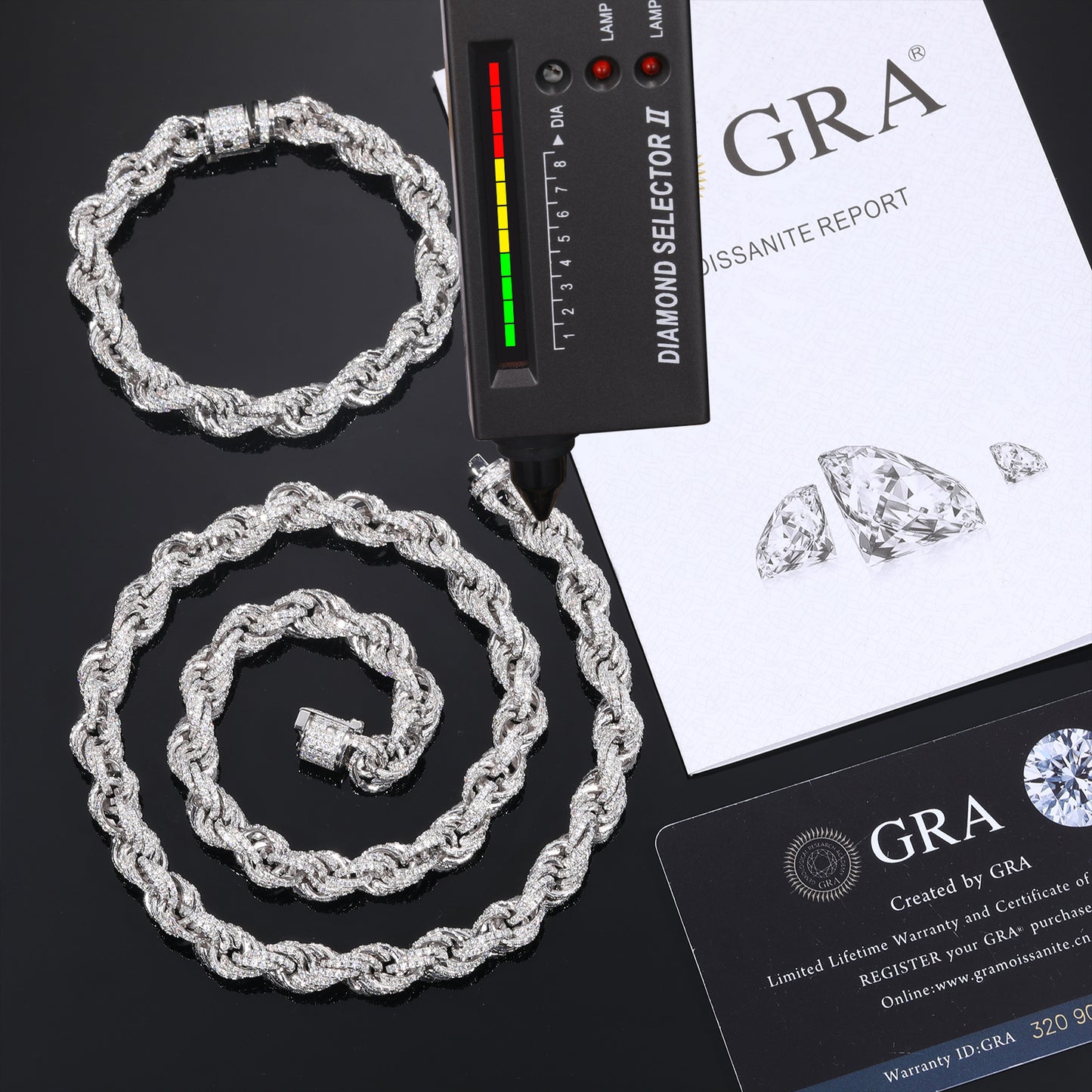 3D Flooded Rope chain 8mm