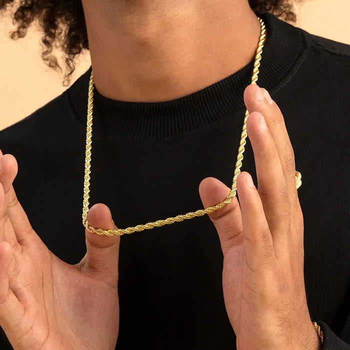 3.5 - 4.5mm Rope Chain