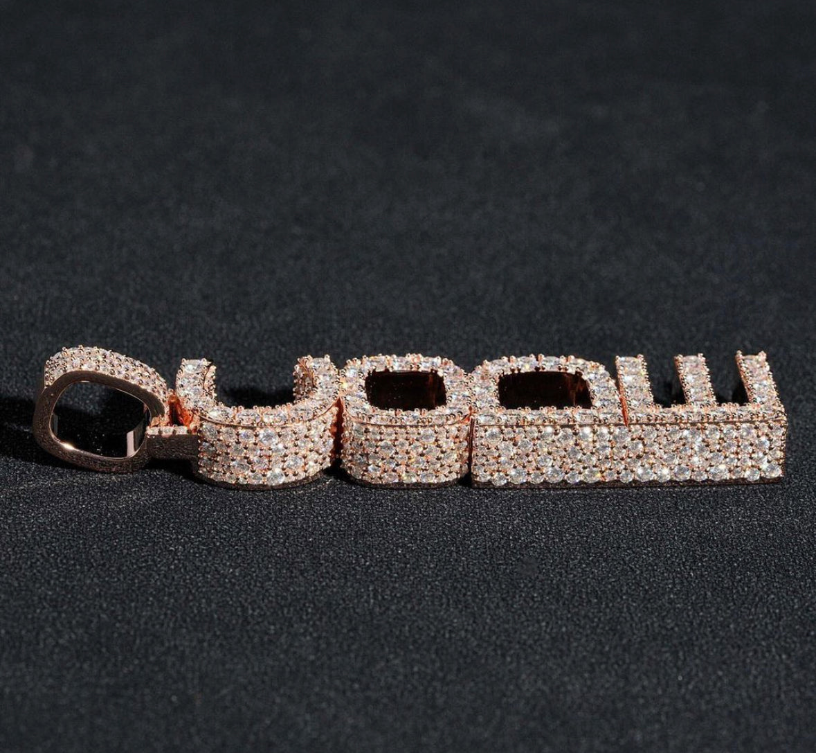 Vertical stack custom pendant