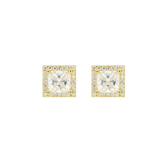 Princess Cut Stud earrings
