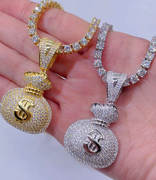 Money bag pendant