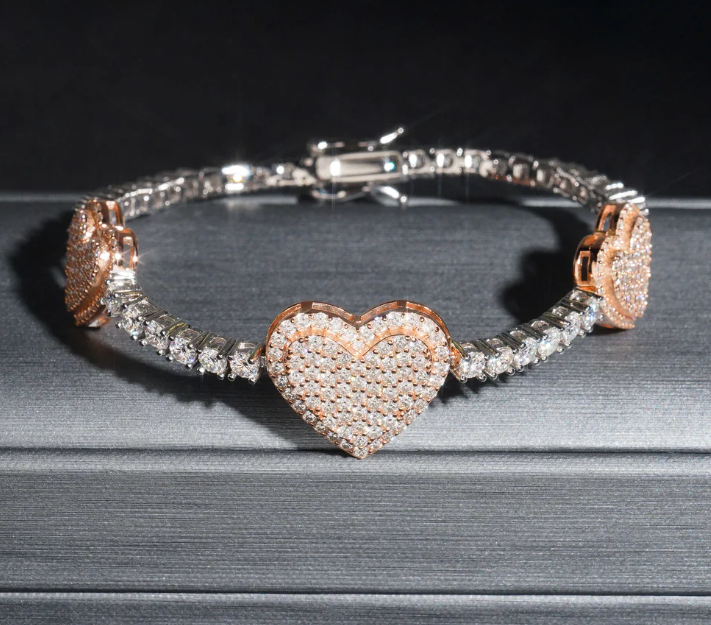 3mm Butterfly or Heart Tennis Bracelet