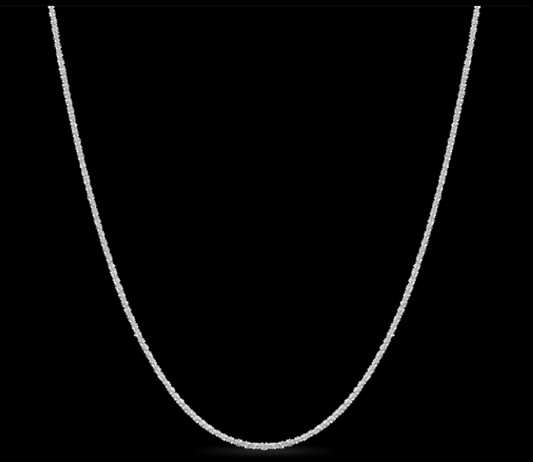 1.8mm Silver Rigid chain 16-24in