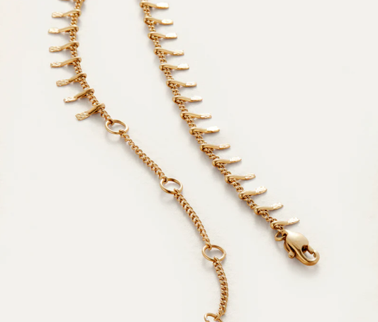 Egyptian tear drop anklet