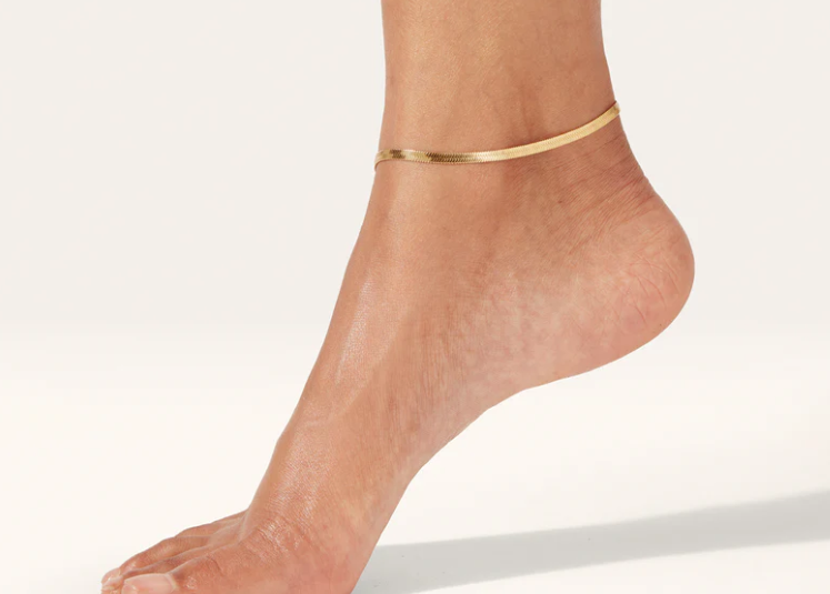 Heritage bone anklet 3.7mm