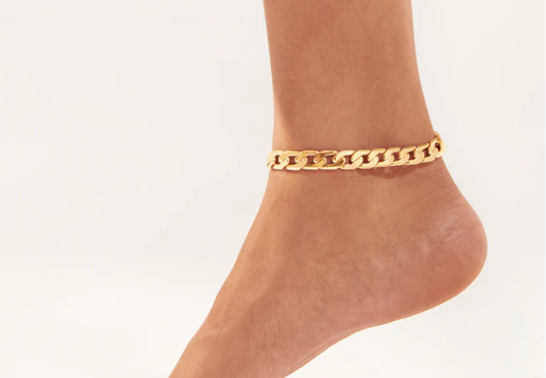 Cuban link anklet