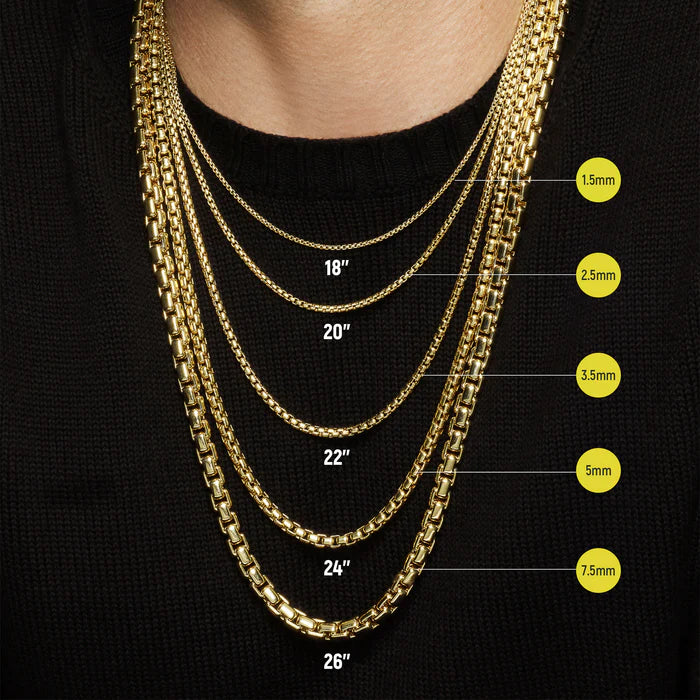 3.5mm Box Link Chain